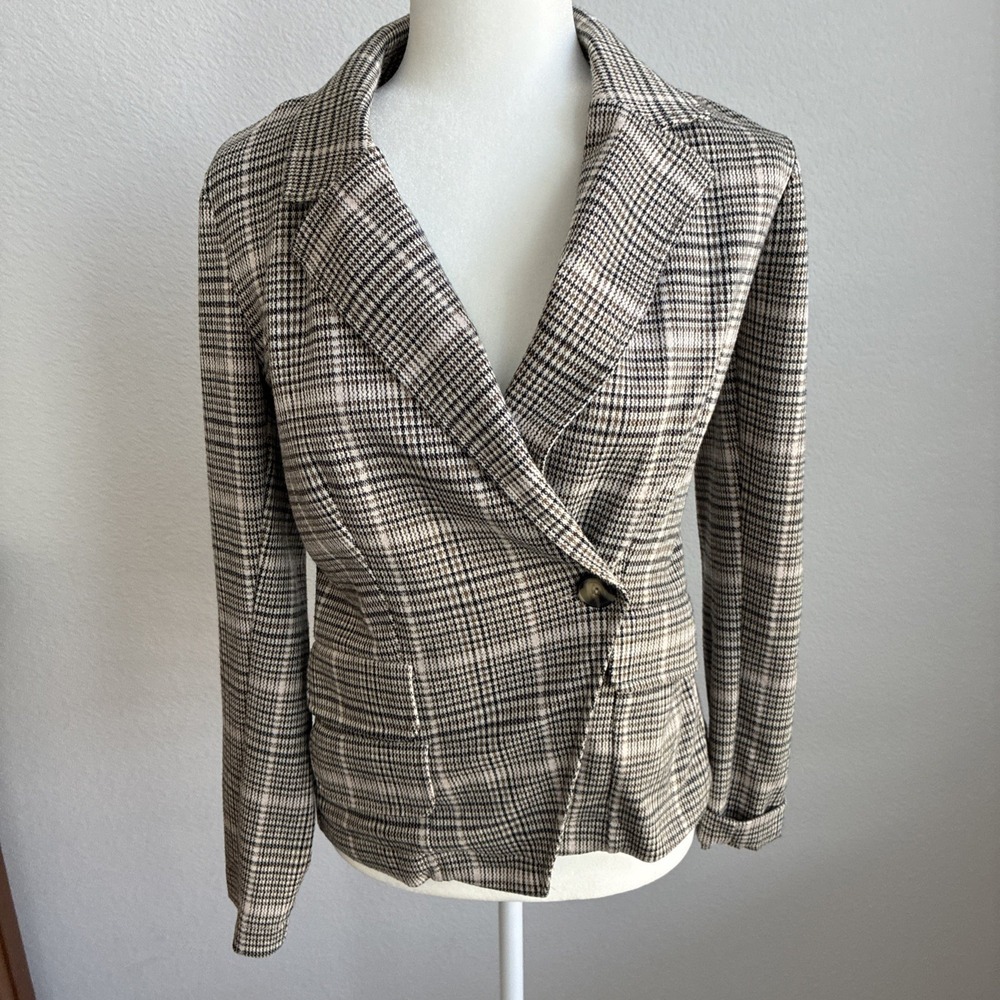 Maeve By Anthropologie Collegiate Knit Blazer Women Size XS Academia Equestrian